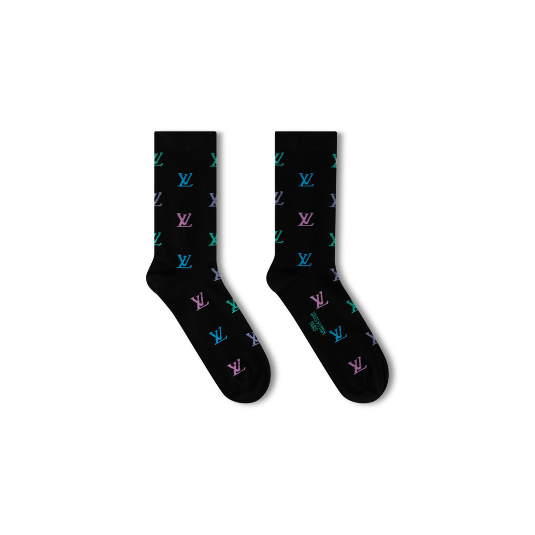 LV Blason Shading Socks S00 - Accessories | LOUIS VUITTON